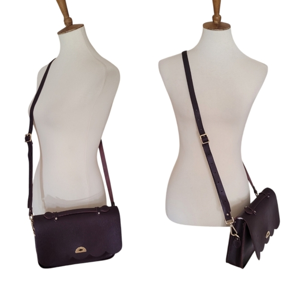 The Cambridge Satchel Company Red Cloud Crossbody Bag - Picture 1 of 8